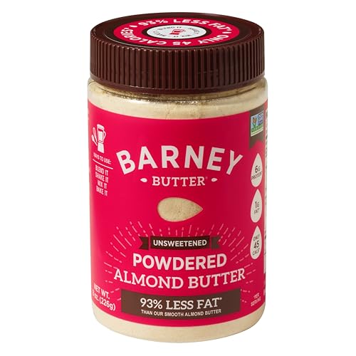 Barney Butter Mandelbutter in Pulverform, ungesüßt, 237 ml Barney Butter Mandelbutter in Pulverform, ungesüßt, 237 ml von Barney Butter