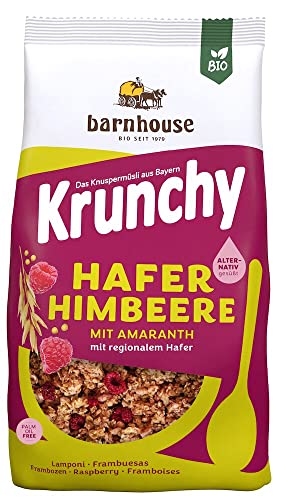 Barnhouse Bio Krunchy Amaranth Hafer-Himbeere (2 x 375 gr) von Barnhouse