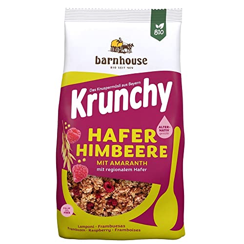 Krunchy Hafer-Himbeere mit Amaranth 2 x 375 gr von Barnhouse