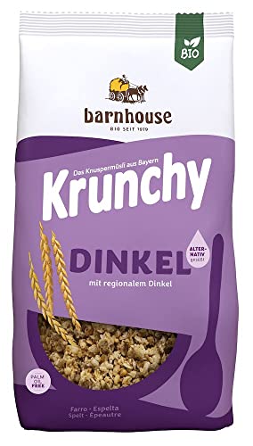 Barnhouse Bio Krunchy Dinkel alternativ gesüßt (6 x 750 gr) von Barnhouse