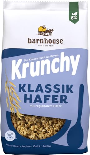 Barnhouse Bio Krunchy Klassik Hafer (2 x 600 gr) von Barnhouse