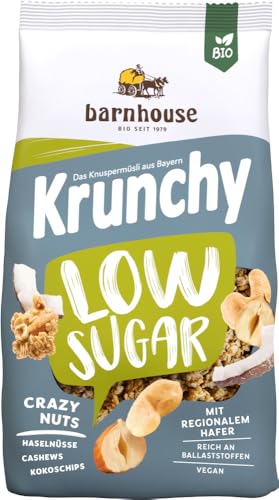 Barnhouse Bio Krunchy Low Sugar Crazy Nuts (2 x 375 gr) von Barnhouse