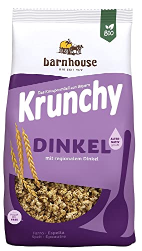Barnhouse Bio Krunchy Dinkel alternativ gesüßt (6 x 375 gr) von Barnhouse