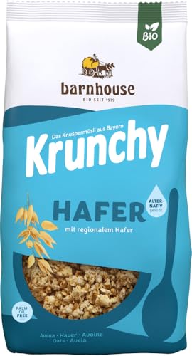 Barnhouse Bio Krunchy Hafer alternativ gesüßt (2 x 750 gr) von Barnhouse