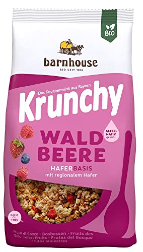 Barnhouse Bio Krunchy Waldbeere alternativ gesüßt (2 x 375 gr) von Barnhouse