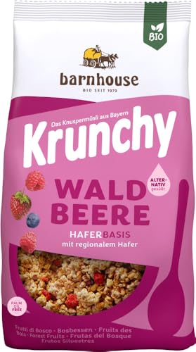 Barnhouse Bio Krunchy Waldbeere alternativ gesüßt (2 x 375 gr) von Barnhouse