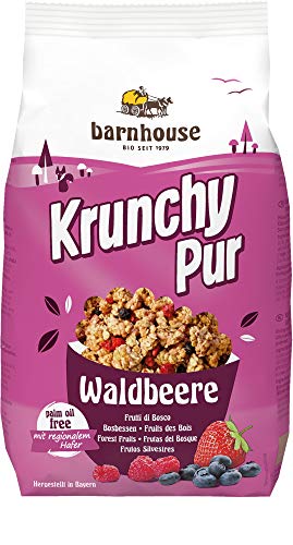 Barnhouse Bio Krunchy Waldbeere alternativ gesüßt (6 x 375 gr) von Barnhouse