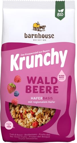 Barnhouse Bio Krunchy Waldbeere alternativ gesüßt (6 x 750 gr) von Barnhouse