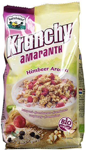 Barnhouse Krunchy Amaranth Himbeer-Aronia, 3er Pack (3 x 375 g) - Bio von Barnhouse