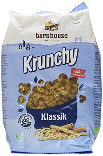Barnhouse Krunchy Klassik, 3er Pack (3 x 600 g Beutel) - Bio von Barnhouse