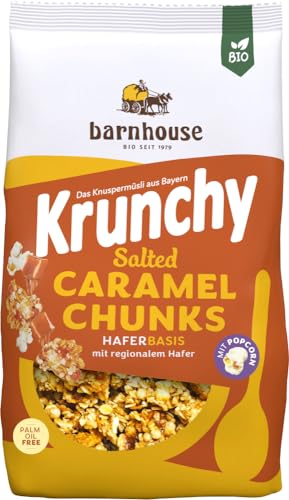 Barnhouse Krunchy Salted Caramel Chunks (6 x 500 gr) von Barnhouse