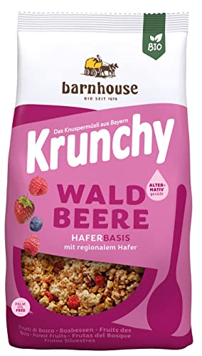 Barnhouse Krunchy "Pur" mit Waldbeere (375 g) - Bio Barnhouse Krunchy "Pur" mit Waldbeere (375 g) - Bio von Barnhouse