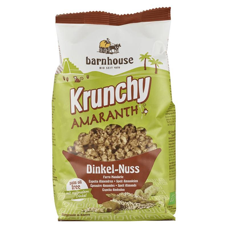 Bio Krunchy Amaranth Dinkel-Nuss von Barnhouse