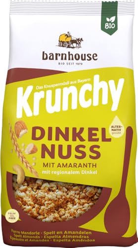 Krunchy Dinkel-Nuss mit Amaranth 18 x 375 gr Krunchy Dinkel-Nuss mit Amaranth 18 x 375 gr von Barnhouse