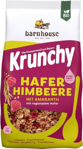 Krunchy Hafer-Himbeere mit Amaranth 12 x 375 gr Krunchy Hafer-Himbeere mit Amaranth 12 x 375 gr von Barnhouse