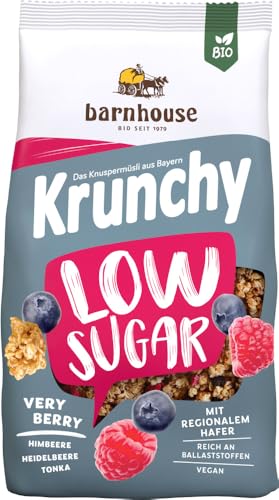 Krunchy Low Sugar Very Berry 18 x 375 gr von Barnhouse