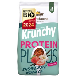 Krunchy Plus Protein mit Erdbeere & Vanille von Barnhouse