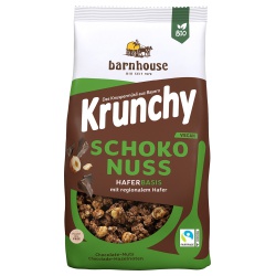 Krunchy mit Zartbitterschokolade & Nuss von Barnhouse