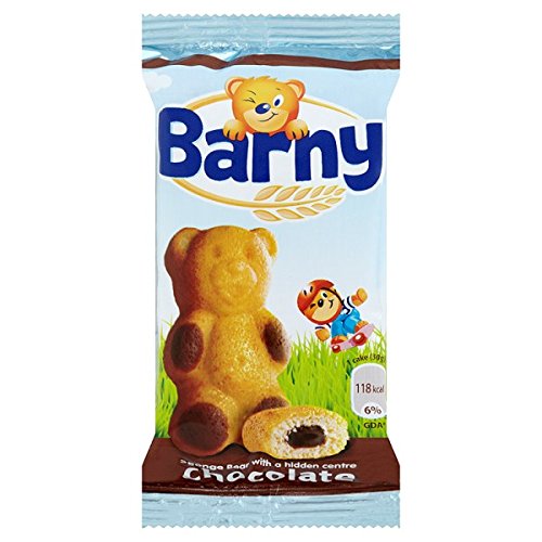 Barny Schokolade Kids Sponge Bär 30g (Packung mit 24 x 30 g) von Barny