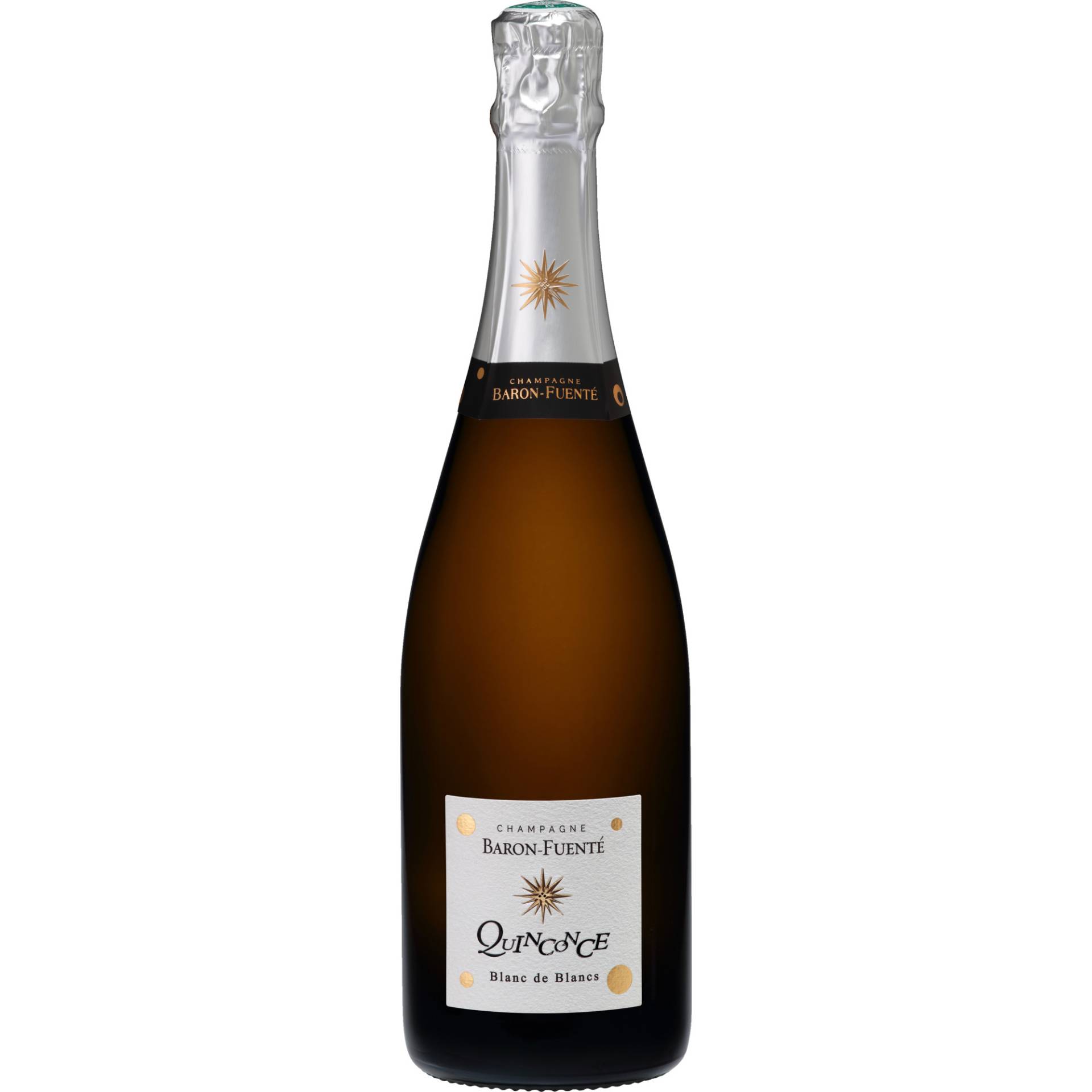 Champagne Baron-Fuenté QUINCONCE Blanc de Blancs, Brut, Champagne AC, Champagne, Schaumwein von Baron-Fuente 02310 Charly-Sur-Marine - France