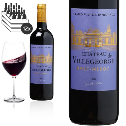 12er Karton 2018 Haut Médoc Château de Villegeorge Cru Bourgeois Rotwein 12er Karton 2018 Haut Médoc Château de Villegeorge Cru Bourgeois Rotwein von Baron-Fuente