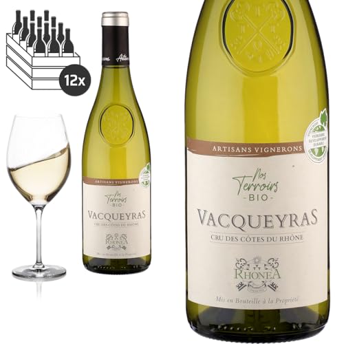 12er Karton 2020 Bio Vacqueyras Nos Terroirs von Rhonéa - Weisswein 12er Karton 2020 Bio Vacqueyras Nos Terroirs von Rhonéa - Weisswein von Baron-Fuente