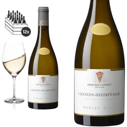 12er Karton 2022 Crozes-Hermitage blanc trocken von Cave de Tain - Weißwein von Baron-Fuente