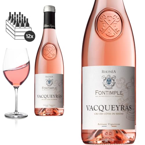 12er Karton 2022 Vacqueyras rosé Seigneur de Fontimple von Rhonea- Rosewein 12er Karton 2022 Vacqueyras rosé Seigneur de Fontimple von Rhonea- Rosewein von Baron-Fuente