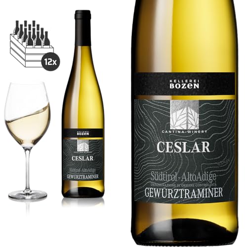 12er Karton 2023 Gewürztraminer CESLAR Südtirol von Kellerei Bozen - Weißwein 12er Karton 2023 Gewürztraminer CESLAR Südtirol von Kellerei Bozen - Weißwein von Baron-Fuente