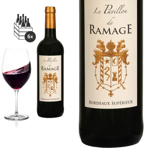 6er Karton 2018 Bordeaux Superieur Le Pavillion de Ramage von Château Ramage la Batisse - Rotwein von Baron-Fuente