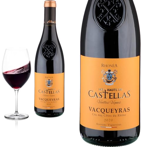 6er Karton 2020 Vacqueyras Haut Castellas von Vignerons de Caractère Vacqueyras - Rotwein von Baron-Fuente