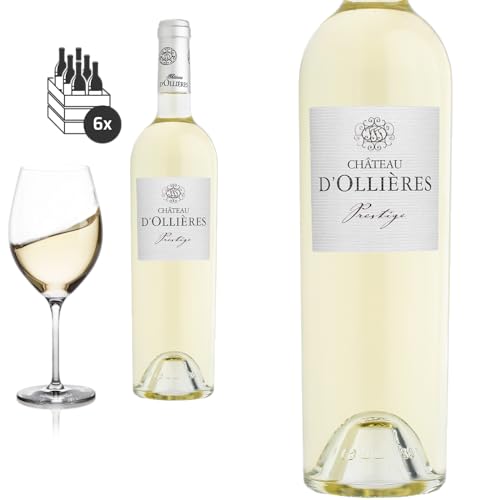 6er Karton 2021 Côteaux Varois en Provence blanc PRESTIGE von Château d'Ollières - Weisswein 6er Karton 2021 Côteaux Varois en Provence blanc PRESTIGE von Château d'Ollières - Weisswein von Baron-Fuente