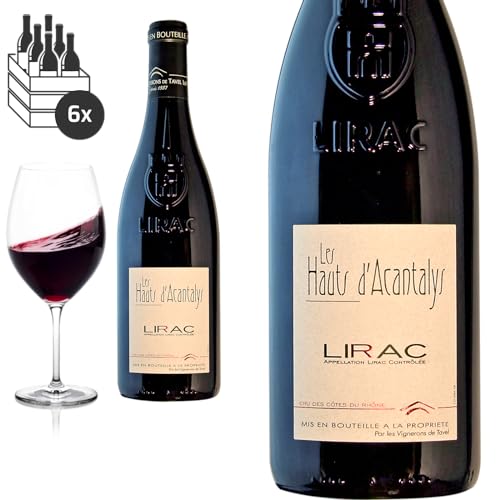6er Karton 2022 LIRAC Les Hauts d'Acantalys von Vignerons de Tavel Rotwein 6er Karton 2022 LIRAC Les Hauts d'Acantalys von Vignerons de Tavel Rotwein von Baron-Fuente