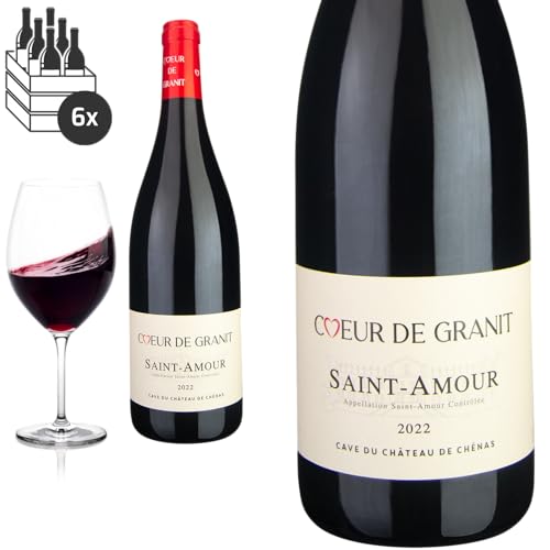 6er Karton 2022 Saint-Amour Coeur de Granit von Cave du Château de Chénas - Rotwein 6er Karton 2022 Saint-Amour Coeur de Granit von Cave du Château de Chénas - Rotwein von Baron-Fuente