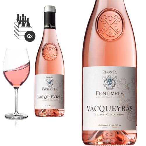 6er Karton 2022 Vacqueyras rosé Seigneur de Fontimple von Rhonea- Rosewein 6er Karton 2022 Vacqueyras rosé Seigneur de Fontimple von Rhonea- Rosewein von Baron-Fuente