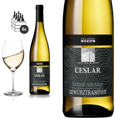 6er Karton 2023 Gewürztraminer CESLAR Südtirol von Kellerei Bozen - Weißwein 6er Karton 2023 Gewürztraminer CESLAR Südtirol von Kellerei Bozen - Weißwein von Baron-Fuente