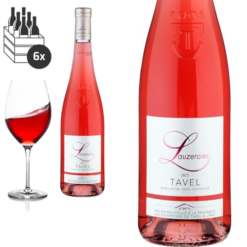 6er Karton 2023 TAVEL Rosé Les Lauzeraies von Vignerons de Tavel - Roséwein 6er Karton 2023 TAVEL Rosé Les Lauzeraies von Vignerons de Tavel - Roséwein von Baron-Fuente