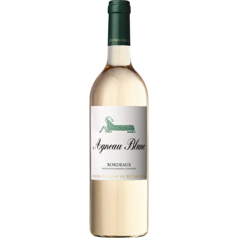 Agneau Blanc, Bordeaux AOP, Bordeaux, 2022, Weißwein von Baron Philippe de Rothschild S.A., 33250 Pauillac, France