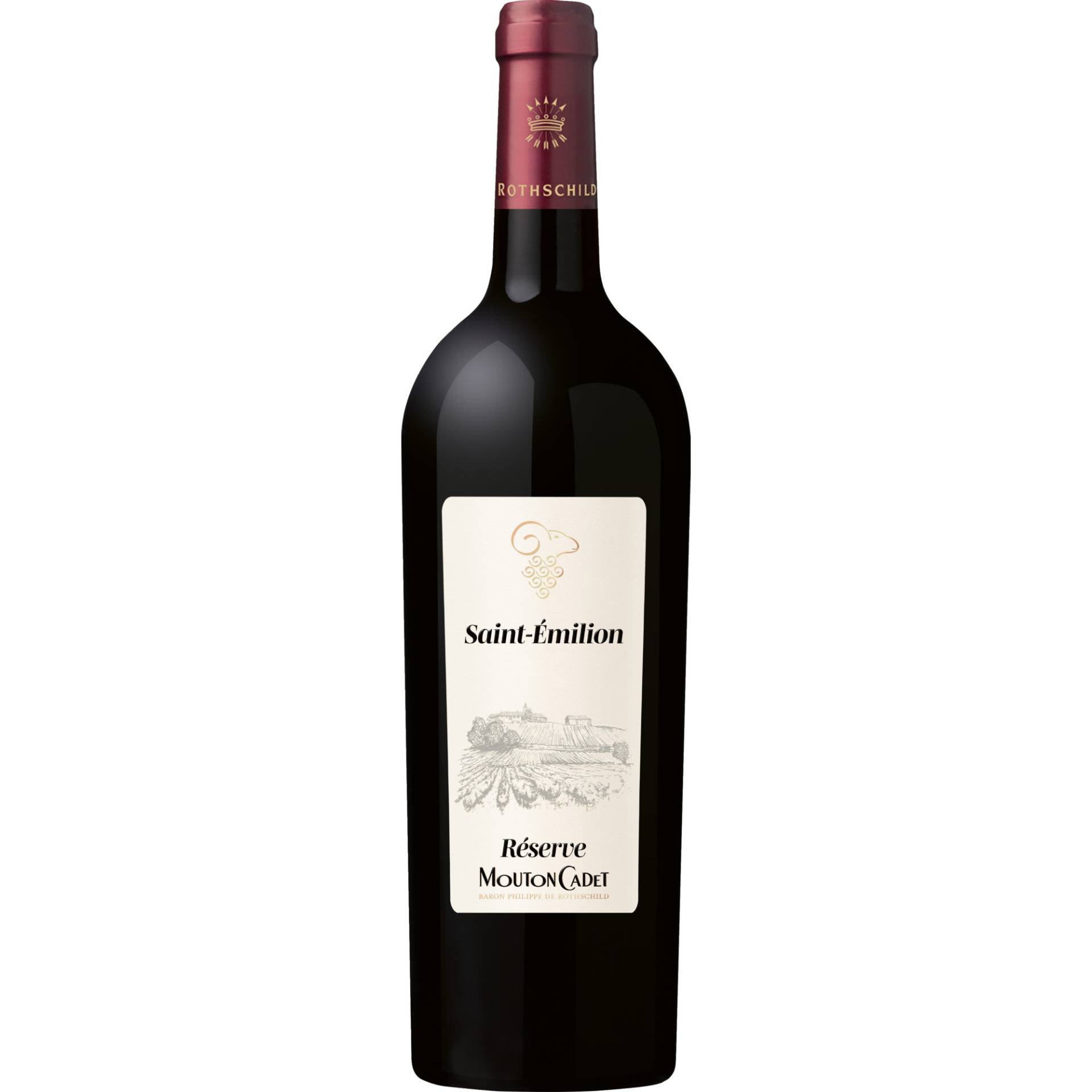 Mouton Cadet Réserve, Saint-Emilion AOP, Bordeaux, 2020, Rotwein Mouton Cadet Réserve, Saint-Emilion AOP, Bordeaux, 2020, Rotwein von Baron Philippe de Rothschild S.A., 33250 Pauillac, France