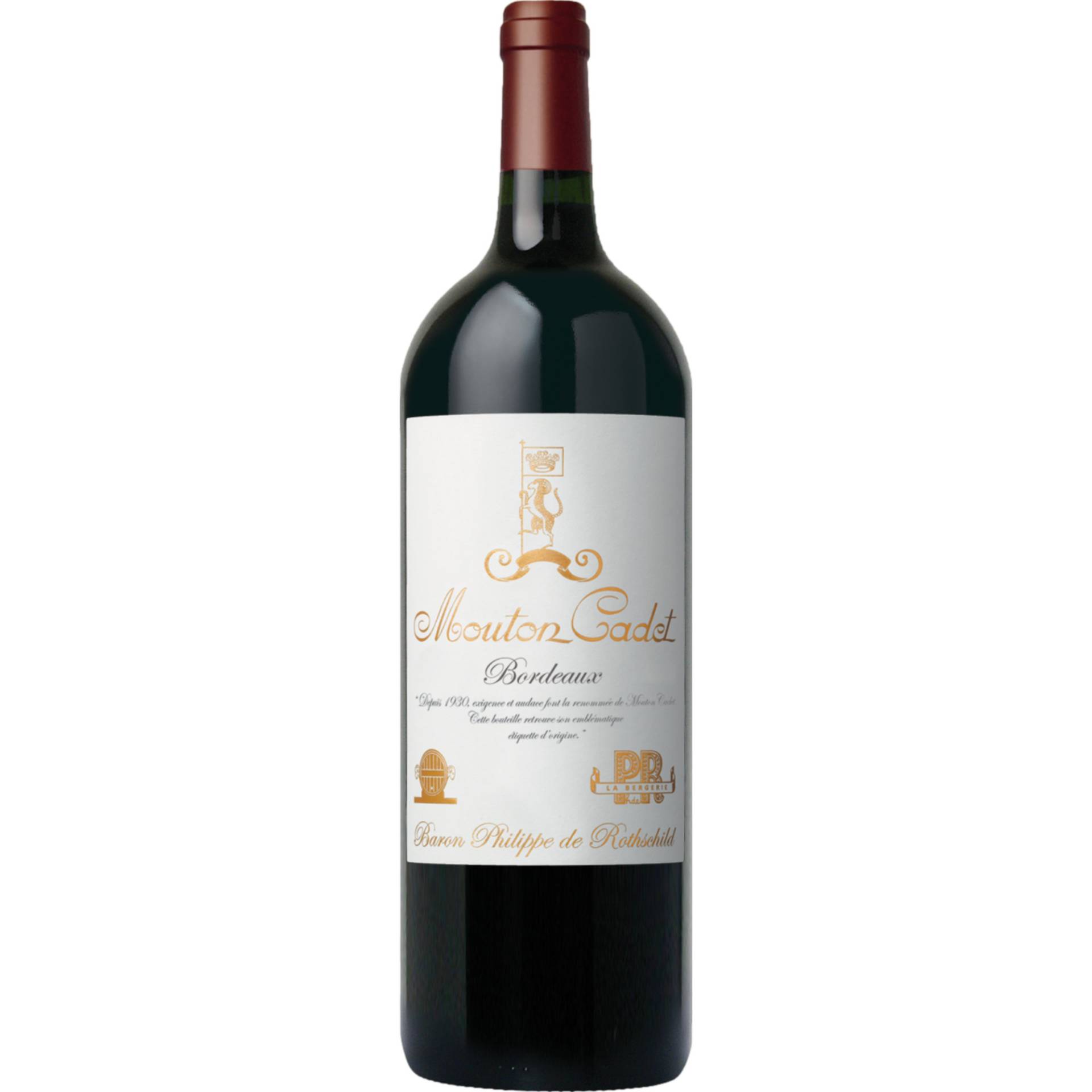 Mouton Cadet Héritage Bordeaux, Bordeaux AOP, Magnum, Bordeaux, 2020, Rotwein Mouton Cadet Héritage Bordeaux, Bordeaux AOP, Magnum, Bordeaux, 2020, Rotwein von Baron Philippe de Rothschild S.A. - Rue Corneille, 33250 Pauillac, Frankreich