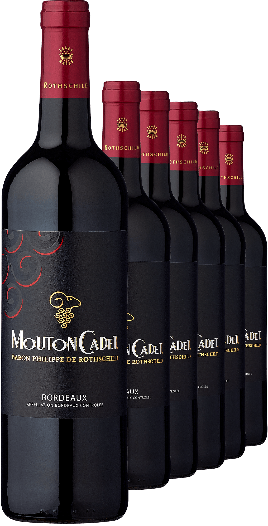 2020 Rothschild Mouton Cadet Rouge Bordeaux AOP im 6er-Vorratspaket 2020 Rothschild Mouton Cadet Rouge Bordeaux AOP im 6er-Vorratspaket von Baron Philippe de Rothschild