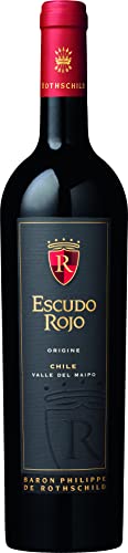 Escudo Rojo Origine - Baron Philippe de Rothschild – Trockener Cabernet Sauvignon Rotwein aus Chile (1 x 0,75l) von Baron Philippe de Rothschild