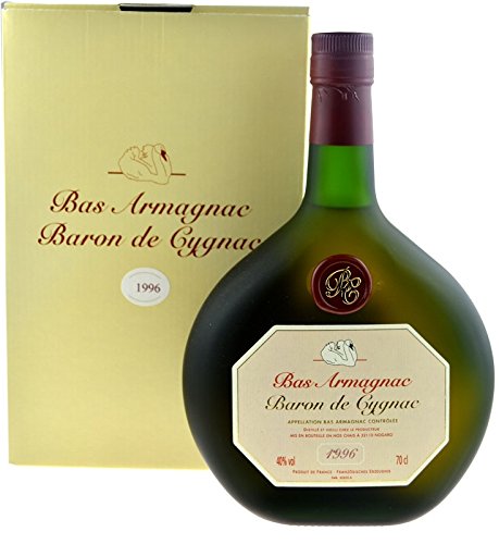 Rarität: Armagnac Baron de Cygnac 0,7l Jahrgang 1996 inkl. Geschenkkarton von Baron de Cygnac