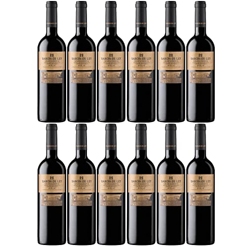 Barón de Ley Gran Reserva Tempranillo Trocken Rotwein Wein I Visando Paket (12 x 0,75l) von Barón de Ley