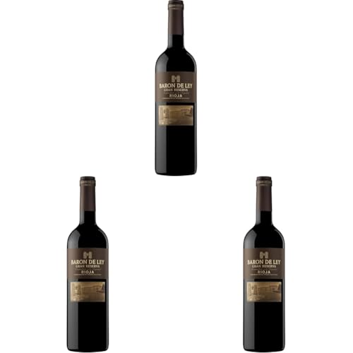 Baron de Ley Rioja Gran Reserva Tempranillo trocken (1 x 0.75 l) (Packung mit 3) von Baron de Ley