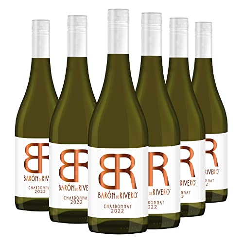 Baron de Rivero Chardonnay - Packung mit 6 Flaschen à 75 cl - Weißwein von Baron de Rivero