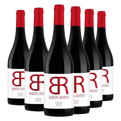Baron de Rivero Syrah - Packung mit 6 Flaschen à 75 cl - Rotwein von Baron de Rivero