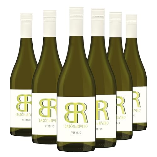 Baron de Rivero Verdejo - Packung mit 6 Flaschen à 75 cl - Weißwein Baron de Rivero Verdejo - Packung mit 6 Flaschen à 75 cl - Weißwein von BARON DE RIVERO