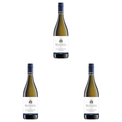 Baron von Maydell - Weisswein Grauer Burgunder, Pinot Grigio, trocken (1 x 0.75 l) (Packung mit 3) von Baron von Maydell