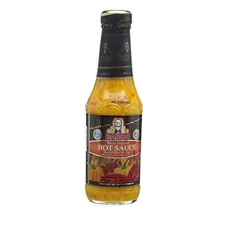 Baron West Indian Hot Sauce 397ml - klassische karibische Chillisauce von Baron